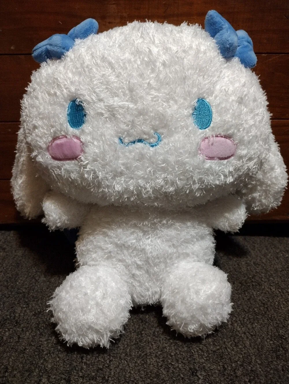 Sanrio Cinnamon Roll Plush Backpack With Adjustable Straps